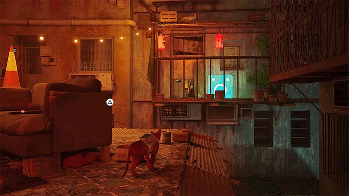 To jedna z 4 ważniejszych lokacji, do których możecie dotrzeć dopiero po wdrapaniu się na centralne dachy (w dowolny sposób) - Stray: Mapa slumsów (The Slums) - czy jest dostępna w grze? - Stray - poradnik do gry