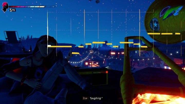 W trakcie nocy obudzi Was Zoe, która będzie mieć ochotę na pogranie z Wami na trąbce - Road 96: Rozdział 1 - solucja, opis przejścia - Road 96 - poradnik do gry