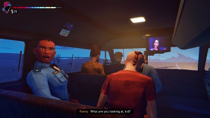 Kontynuując swoją podróż możecie wybrać drogę busem - Road 96: Rozdział 2 - solucja, opis przejścia - Road 96 - poradnik do gry