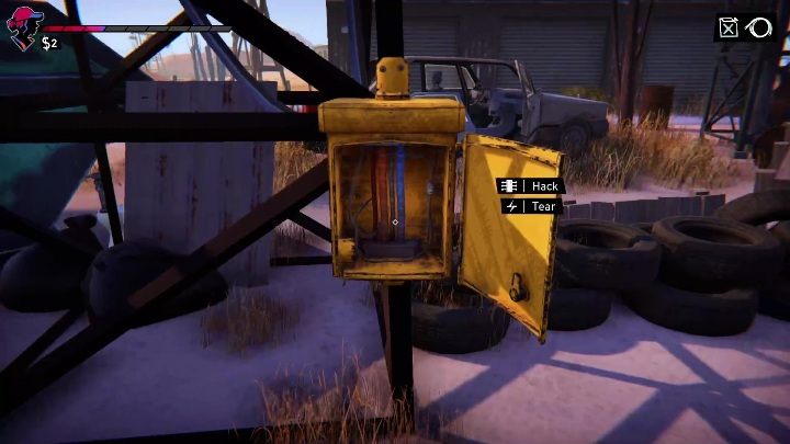 Ważnym zadaniem do odwrócenia uwagi policjantów jest hakowanie wieży - Road 96: Rozdział 3 - solucja, opis przejścia - Road 96 - poradnik do gry