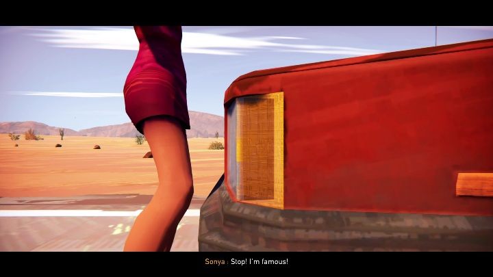 Na drodze tej postaci pojawia się Sonya - Road 96: Rozdział 5 - solucja, opis przejścia - Road 96 - poradnik do gry