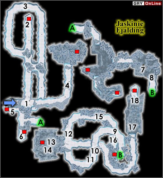 Początkowa lokacja to Jaskinie Fjalding - [Kampania Główna] Rozdział 1 cz. 6 | The Elder Scrolls III Przepowiednia - The Elder Scrolls III: Przepowiednia - poradnik do gry