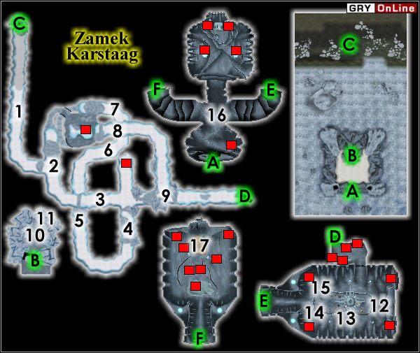 Odnajdź na mapie Zamek Karstaag (57) i się do niego wybierz - [Kampania Główna] Rozdział 2 cz. 10 Wilkołak | TES III Przepowiednia - The Elder Scrolls III: Przepowiednia - poradnik do gry