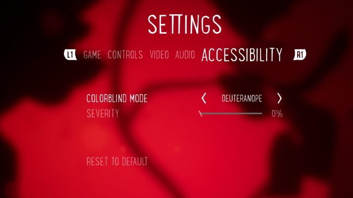 W grze Endling istnieje ustawienie pozwalające na włączeniu 3 różnych trybów dla daltonistów oraz dopasowanie jego stopnia - Endling: Ułatwienia dostępu - Endling - poradnik do gry