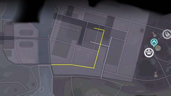 Na powyższym obrazku zaznaczyliśmy najprostszą drogę do miejsca wydarzenia, podążając od strony mostu i pierwszej nory - Endling: Umięjetności młodych lisów - jak odblokować? - Endling - poradnik do gry