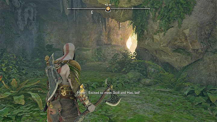 Musicie kierować się od Obozu Frejra w stronę Wschodnich Lasów Barri - God of War Ragnarok: Stworzenia z przepowiedni (Creatures of Prophecy) - solucja, opis przejścia - God of War Ragnarok - poradnik do gry