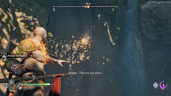 Nie musicie śpieszyć się podczas pościgu i nie ma ryzyka, że zawalicie misję - God of War Ragnarok: Stworzenia z przepowiedni (Creatures of Prophecy) - solucja, opis przejścia - God of War Ragnarok - poradnik do gry