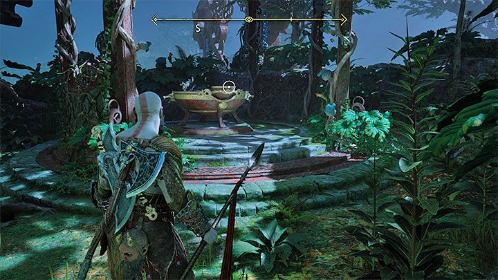 Dotrzyjcie do miejsca podniesienia kamiennego bloku (nowe przejście) - God of War Ragnarok: Stworzenia z przepowiedni (Creatures of Prophecy) - solucja, opis przejścia - God of War Ragnarok - poradnik do gry