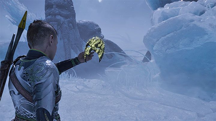 Po walce wyjmijcie ponownie maskę - Thor przebije się przez skały - God of War Ragnarok: Odtworzyć maskę (Unlocking the Mask) - solucja, opis przejścia - God of War Ragnarok - poradnik do gry