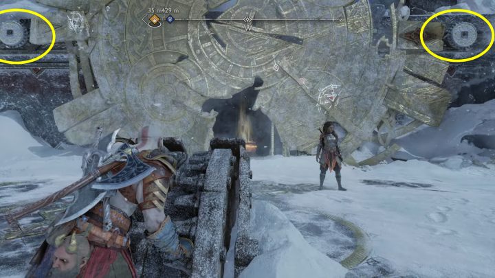 Wróćcie na dół, złapcie za uchwyt i po raz ostatni przesuńcie tarczę w prawo - God of War Ragnarok: Skarbiec (The Lost Treasury), Midgard - sekrety, znajdźki - God of War Ragnarok - poradnik do gry