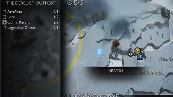 1 - God of War Ragnarok: Opuszczony Posterunek (The Derelict Outpost), Midgard - sekrety, znajdźki - God of War Ragnarok - poradnik do gry