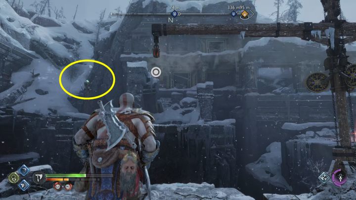 Gdy wyjdziecie z jaskini, skręćcie w prawo - God of War Ragnarok: Opuszczony Posterunek (The Derelict Outpost), Midgard - sekrety, znajdźki - God of War Ragnarok - poradnik do gry