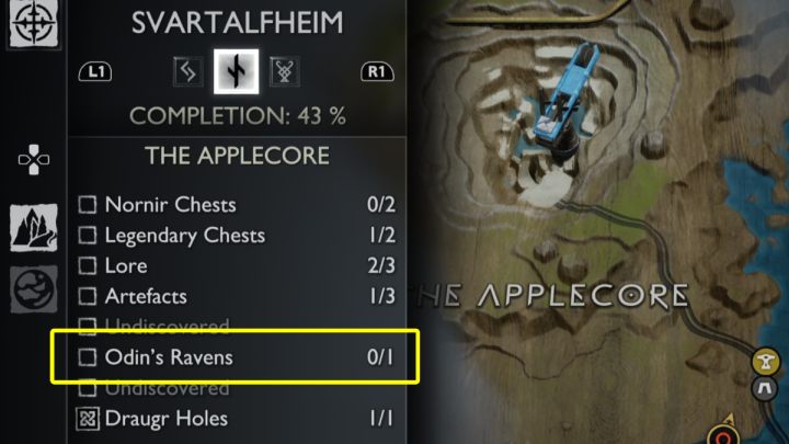 Gdy tylko upolujecie pierwszego kruka, rozpocznie się przysługa Oczy Odyna (The Eyes of Odin) - God of War Ragnarok: Jak odnajdywać Kruki Odyna (Odins Ravens)? - God of War Ragnarok - poradnik do gry
