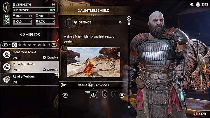 Unikalna cecha tarczy - Walnięcie tarczą (Shield Bash): Możecie ogłuszać przeciwników dzięki aktywowaniu walnięcia (2xL1) oraz wykonaniu parowania w idealnym momencie (L1 tuż przed atakiem wroga) - God of War Ragnarok: Wszystkie tarcze Kratosa - God of War Ragnarok - poradnik do gry