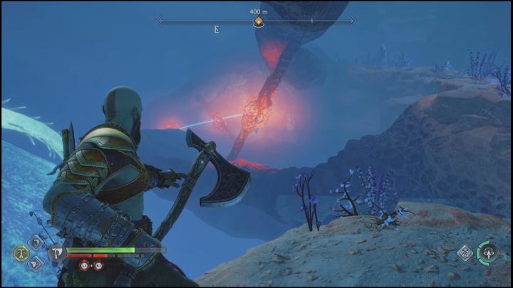 Usuńcie gruz niszcząc czerwone naczynie stojące obok - God of War Ragnarok: Tajemnica Piasków (Secret of the Sands) - solucja, opis przejścia - God of War Ragnarok - poradnik do gry