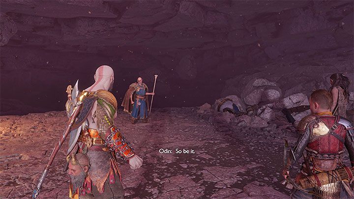 Druga walka rozegra się w dużej jaskini - God of War Ragnarok: Wojujące światy (The Realms at War) - solucja, opis przejścia - God of War Ragnarok - poradnik do gry
