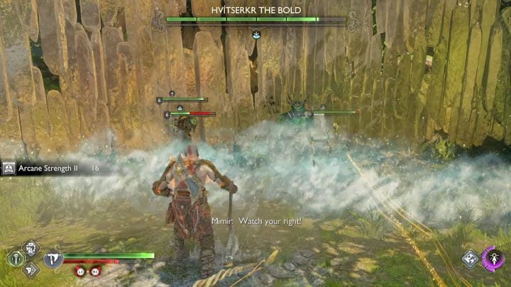 Unikalną cechą Hvitserkra jest to, że boss jest w stanie przyzywać na arenę zwykłe potwory - God of War Ragnarok: Jak pokonać berserka Hvitserkr Śmiały (Hvitserkr the Bold)? - God of War Ragnarok - poradnik do gry