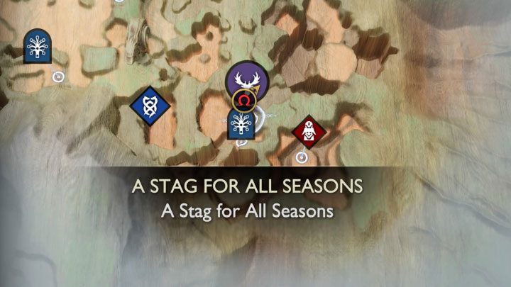 Pierwszy jeleń znajduje się obok mistycznej bramy regionu Zapadliska - God of War Ragnarok: Jelenie Pór Roku (A Stag for All Seasons) - solucja, opis przejścia - God of War Ragnarok - poradnik do gry