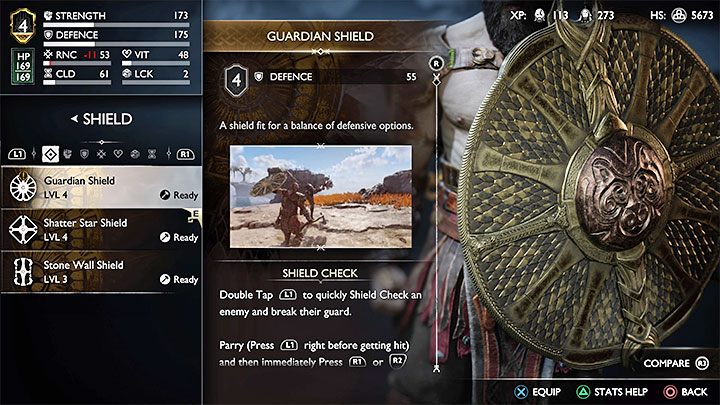 Naprawiona tarcza Strażnik to przedmiot poziomu 4 - God of War Ragnarok: Jak naprawić zniszczoną tarczę Strażnik (Guardian)? - God of War Ragnarok - poradnik do gry