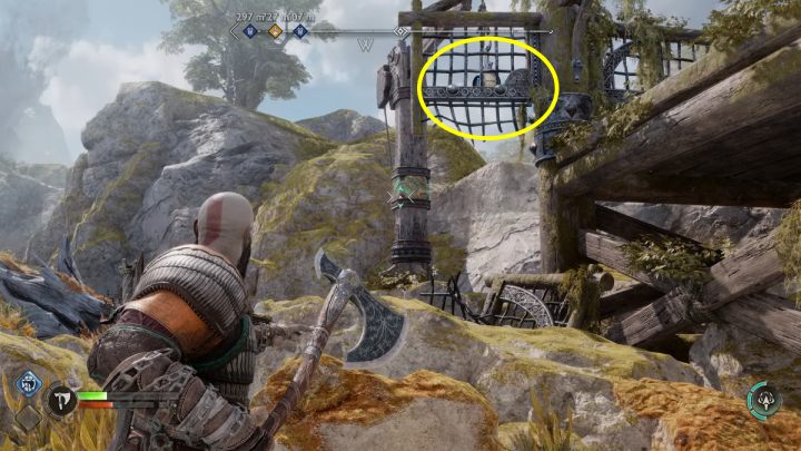 Zacznijcie od opuszczenia dzwonu z runami, który zablokowany jest za kratą - God of War Ragnarok: Wyspa Alberyka (Alberich Island), Svartalfheim - sekrety, znajdźki - God of War Ragnarok - poradnik do gry