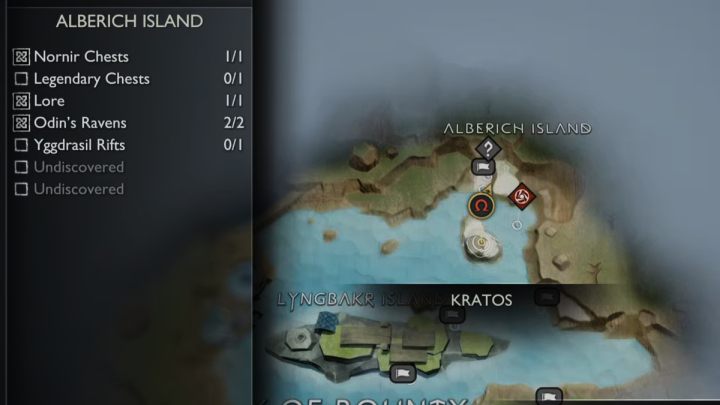 2 - God of War Ragnarok: Wyspa Alberyka (Alberich Island), Svartalfheim - sekrety, znajdźki - God of War Ragnarok - poradnik do gry