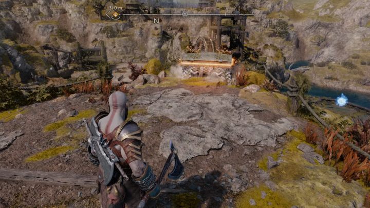 Skrzynia jest na najwyższym punkcie małej wyspy - God of War Ragnarok: Wyspa Alberyka (Alberich Island), Svartalfheim - sekrety, znajdźki - God of War Ragnarok - poradnik do gry