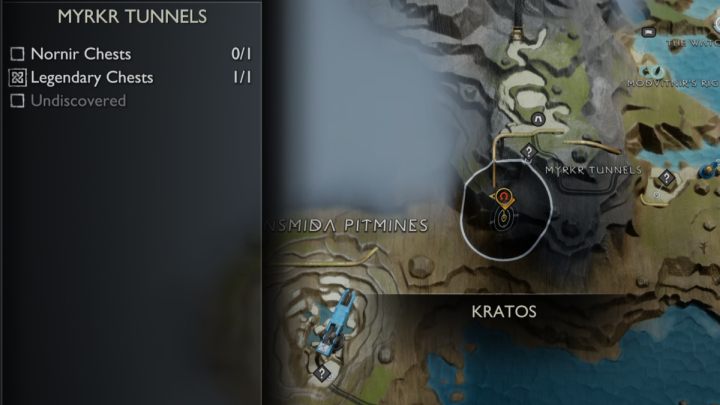 1 - God of War Ragnarok: Tunele Myrkr (Myrkr Tunnels), Svartalfheim - serkrety, znajdźki - God of War Ragnarok - poradnik do gry