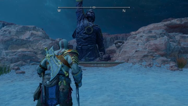 Region Zakazanych Piasków (The Forbidden Sands) będziecie mogli zwiedzić dopiero po ukończeniu przysługi Pieśń Piasków (Song of the Sands) - God of War Ragnarok: Dar Frejra (Freyrs Gift) - solucja, opis przejścia - God of War Ragnarok - poradnik do gry