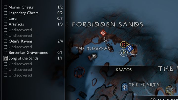 Udajcie się do Zakazanych Piasków (The Forbidden Sands) w Alfheim i otwórzcie drzwi do Elfickiego Sanktuarium - God of War Ragnarok: Elfickie Sanktuarium (The Elven Sanctum) - solucja, opis przejścia - God of War Ragnarok - poradnik do gry