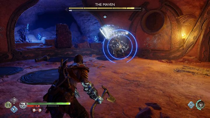 Przeciwnik będzie używał kilku różnych ataków - God of War Ragnarok: Elfickie Sanktuarium (The Elven Sanctum) - solucja, opis przejścia - God of War Ragnarok - poradnik do gry