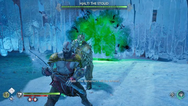Wszystkie walki z berserkami rozgrywa się na małych zamkniętych arenach - God of War Ragnarok: Jak pokonać berserka Hjalti Spokojna (Hjalti the Stolid)? - God of War Ragnarok - poradnik do gry