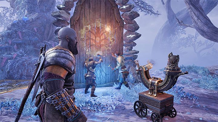 Po spotkaniu z Brokiem w Domu Sindriego powrócicie z krasnoludami do bramy - God of War Ragnarok: Jak odblokować szybką podróż (fast travel)? - God of War Ragnarok - poradnik do gry