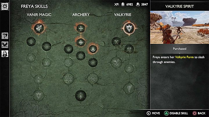 Najlepsze umiejętności Frei - God of War Ragnarok: Umiejętności i wyposażenie towarzyszy - Atreus, Freja - God of War Ragnarok - poradnik do gry