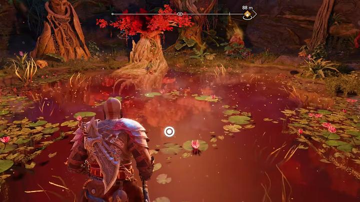 Po oczyszczeniu odłamków kryształów w wodach krateru możecie uzyskać ich lepsze wersje - God of War Ragnarok: Zdobywanie składników do craftingu - God of War Ragnarok - poradnik do gry