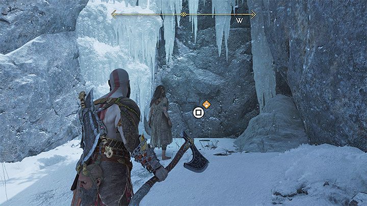 Wyruszcie dalej pieszo i chwytajcie się krawędzi pionowych ścian - God of War Ragnarok: Przeznaczenie (The Word of Fate) - solucja, opis przejścia - God of War Ragnarok - poradnik do gry
