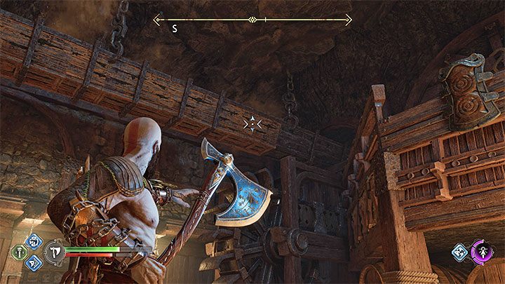 Dotrzecie do sali z korytami i kołami wodnymi - God of War Ragnarok: Odmienić los (Forging Destiny) - solucja, opis przejścia - God of War Ragnarok - poradnik do gry
