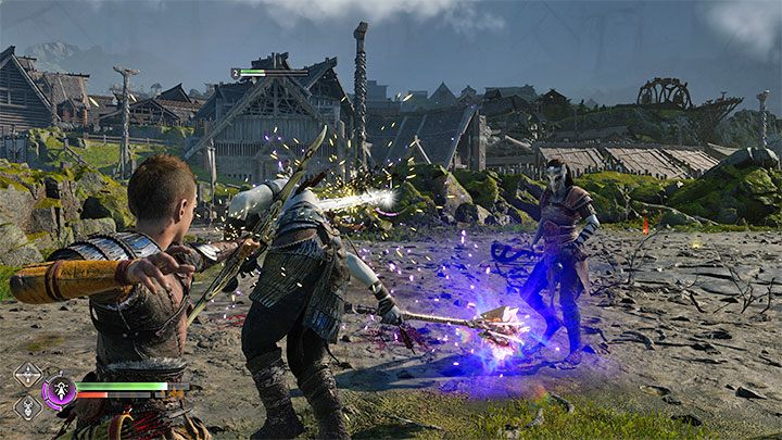 Dotrzyjcie do ruchomej platformy, która zawiezie Was do Gladsheim - God of War Ragnarok: Uciekinier (The Runaway) - solucja, opis przejścia - God of War Ragnarok - poradnik do gry