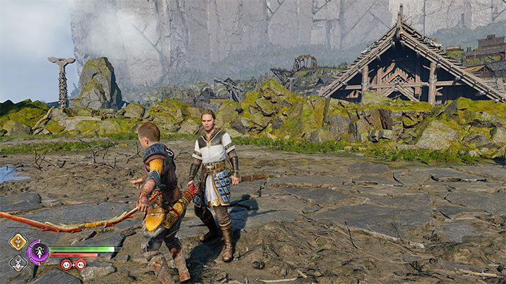 Czeka Was konfrontacja z Hajmdalem, ale nie jest to pełnoprawny pojedynek z bossem - God of War Ragnarok: Uciekinier (The Runaway) - solucja, opis przejścia - God of War Ragnarok - poradnik do gry