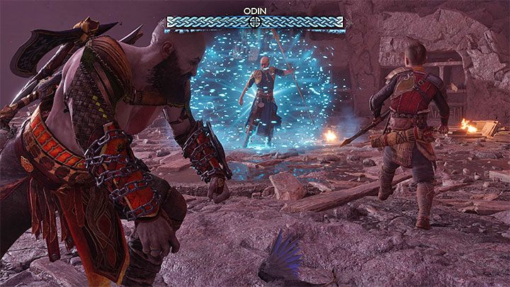Powinniście doprowadzić do ogłuszenia Odyna po tym jak straci około połowę paska zdrowia - God of War Ragnarok: Odyn (Odin) - jak pokonać finałowego bossa? - God of War Ragnarok - poradnik do gry