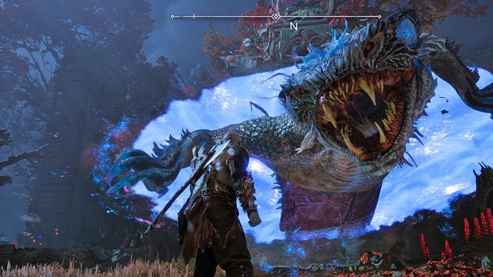 Nidhogg to ogromny potwór przypominający węża i jeden z głównych bossów gry God of War Ragnarok - God of War Ragnarok: Jak pokonać Nidhogga, węża z Vanaheim? - God of War Ragnarok - poradnik do gry