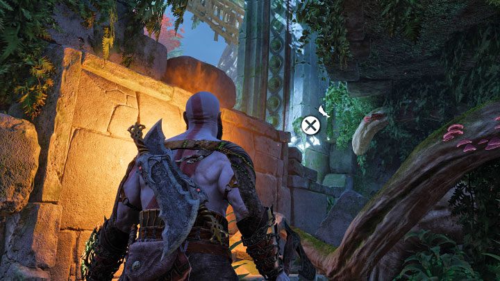 W drodze do ruin niszczcie kolejne rośliny - God of War Ragnarok: Konfrontacja (The Reckoning) - solucja, opis przejścia - God of War Ragnarok - poradnik do gry