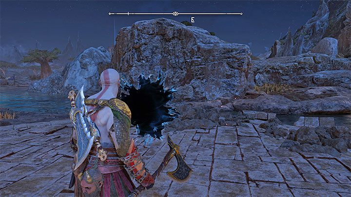 Musicie dotrzeć na wyspę w południowo-zachodniej części regionu i jest to możliwe dopiero po otwarciu zapory w Dżungli - użyjcie łodzi i dopłyńcie do przystani - God of War Ragnarok: Równiny (The Plains), Vanaheim - sekrety, znajdźki - God of War Ragnarok - poradnik do gry