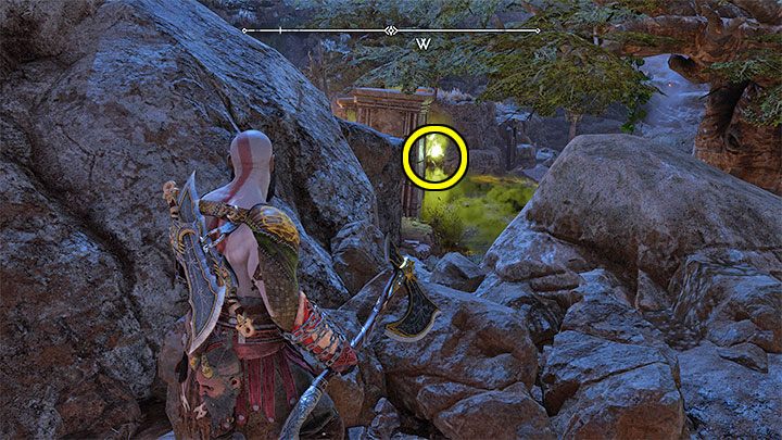 Tablica z runami jest w zamkniętej północno-zachodniej części regionu - God of War Ragnarok: Równiny (The Plains), Vanaheim - sekrety, znajdźki - God of War Ragnarok - poradnik do gry
