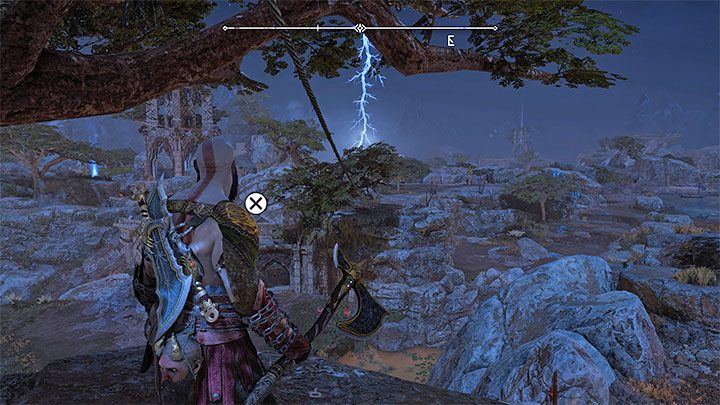 Dotarcie do tego sekretu jest bardzo problematyczne - jest on na górnej półce w zachodniej części Równin i początkowo nie można znaleźć miejsca do wspinaczki - God of War Ragnarok: Równiny (The Plains), Vanaheim - sekrety, znajdźki - God of War Ragnarok - poradnik do gry