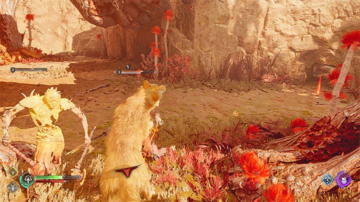 W pewnym momencie pojawią się potwory i spadniecie z grzbietu Jalli - God of War Ragnarok: Zaginione Sanktuarium (The Lost Sanctuary) - solucja, opis przejścia - God of War Ragnarok - poradnik do gry