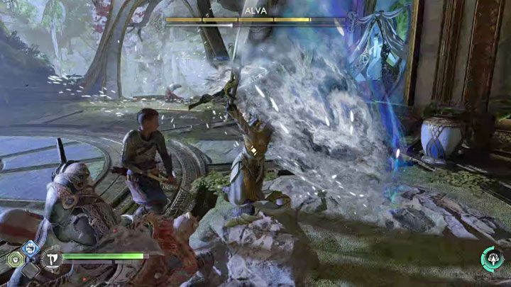 Niebezpieczne mogą też być zwykłe ataki Alvy, tzn - God of War Ragnarok: Jak pokonać Alvę? - God of War Ragnarok - poradnik do gry