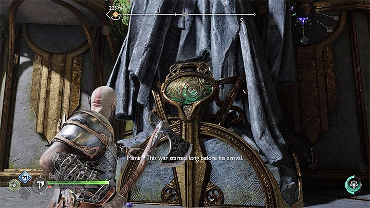 Po kolejnych walkach z elfami dotrzecie do dużej bramy - God of War Ragnarok: Sekret Gróy (Groas Secret) - solucja, opis przejścia - God of War Ragnarok - poradnik do gry