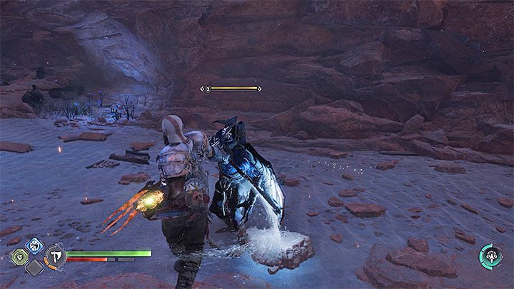 W dalszej części przeprawy zaczniecie napotykać ciemne elfy i walczy się z nimi bardzo podobnie do elfów światła - God of War Ragnarok: Sekret Gróy (Groas Secret) - solucja, opis przejścia - God of War Ragnarok - poradnik do gry