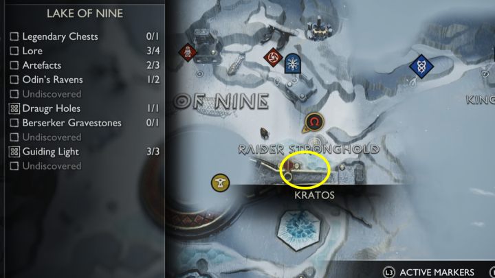 11 - God of War Ragnarok: Jezioro Dziewięciu (Lake of Nine), Midgard - serkety, znajdźki - God of War Ragnarok - poradnik do gry