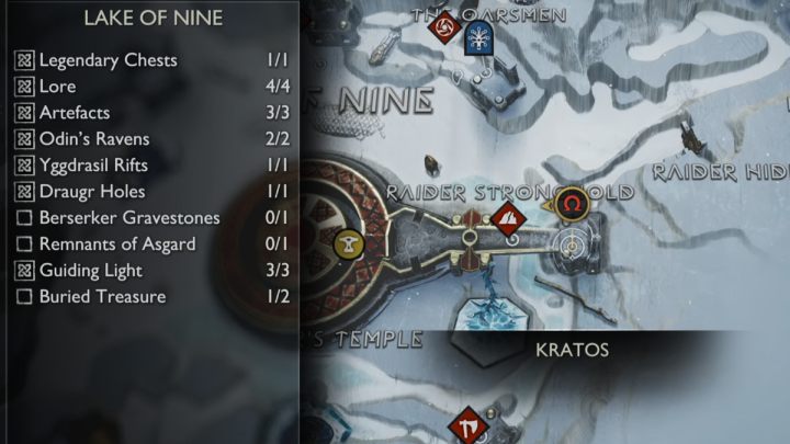 20 - God of War Ragnarok: Jezioro Dziewięciu (Lake of Nine), Midgard - serkety, znajdźki - God of War Ragnarok - poradnik do gry